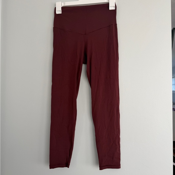 aerie Pants - Aerie Maroon Offline 7/8 Leggings